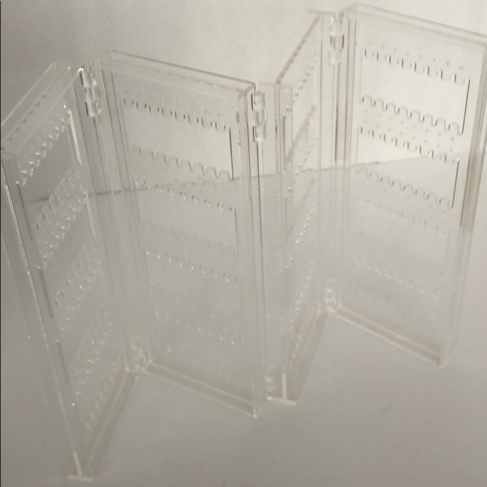 Acrylic earring holder